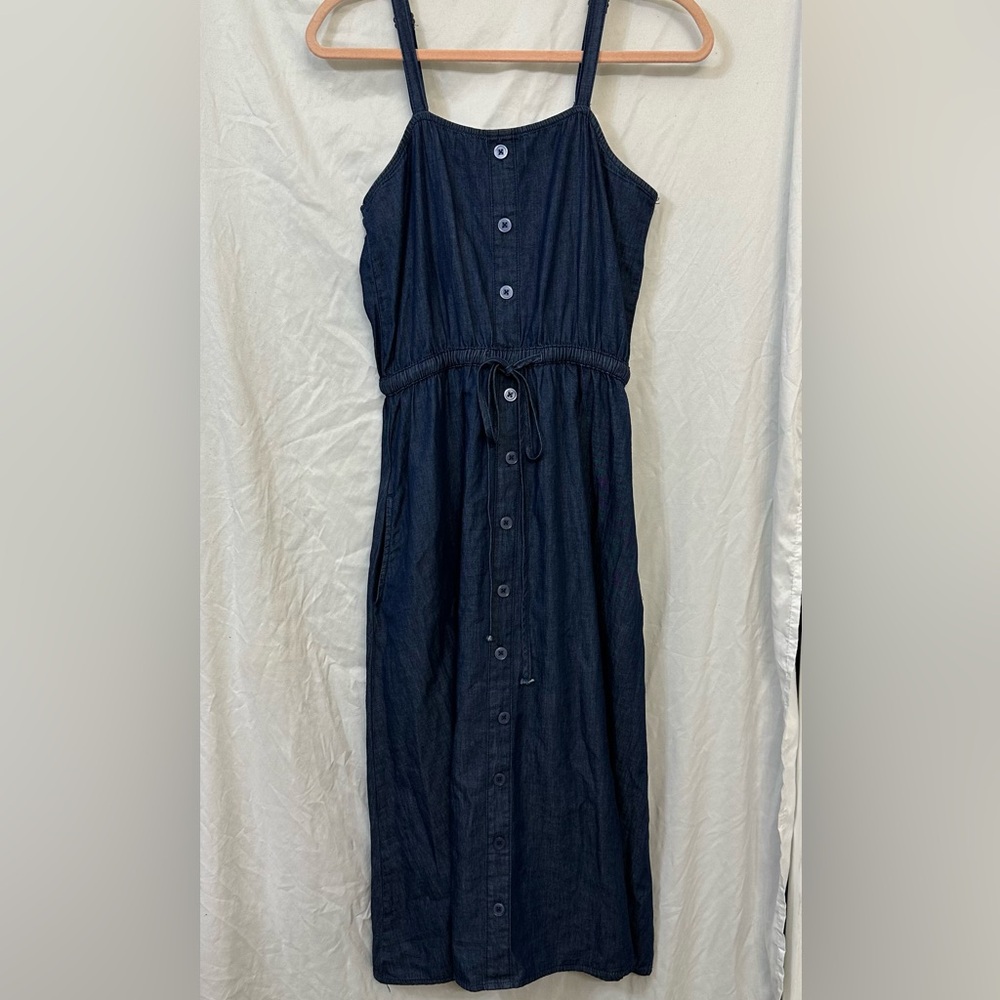 Button-Down Denim Dress